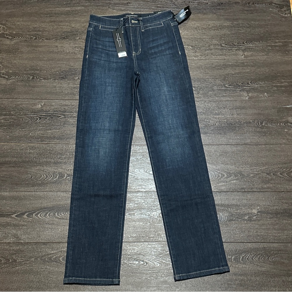 Liverpool Women's High Rise Jeans - Dark Blue